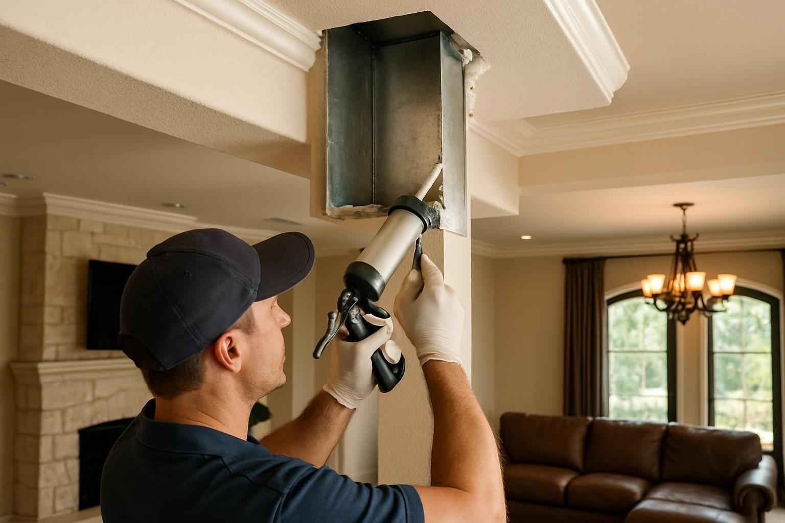 Duct Chase Air Seal Service in Boerne TX