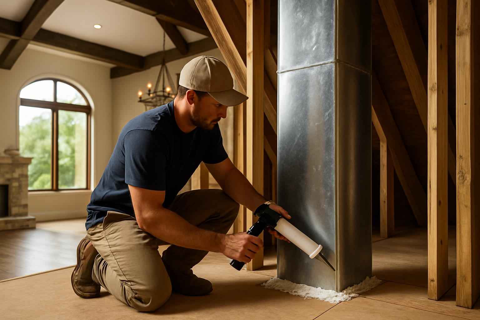 Duct Chase Air Seal Service in Llano TX