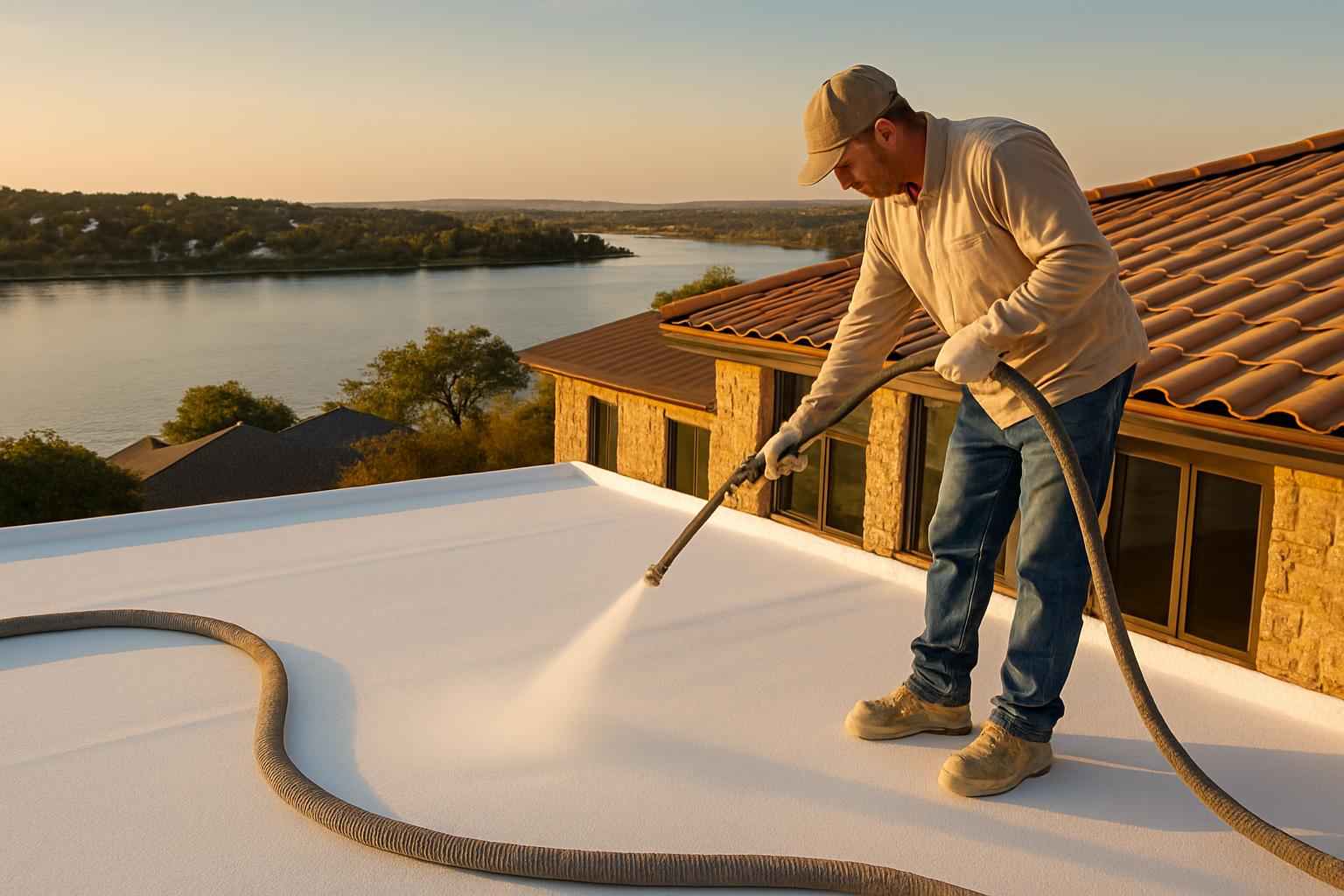Elastomeric Recoat Service in Granite Shoals TX