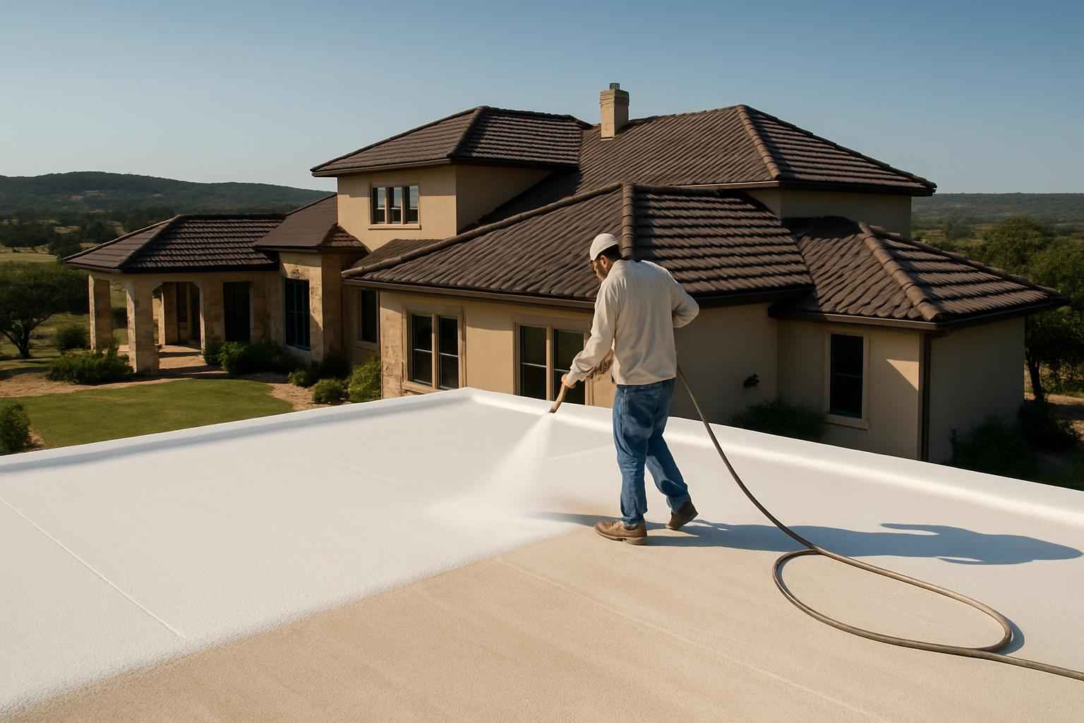 Elastomeric Recoat Service in Round Mountain TX