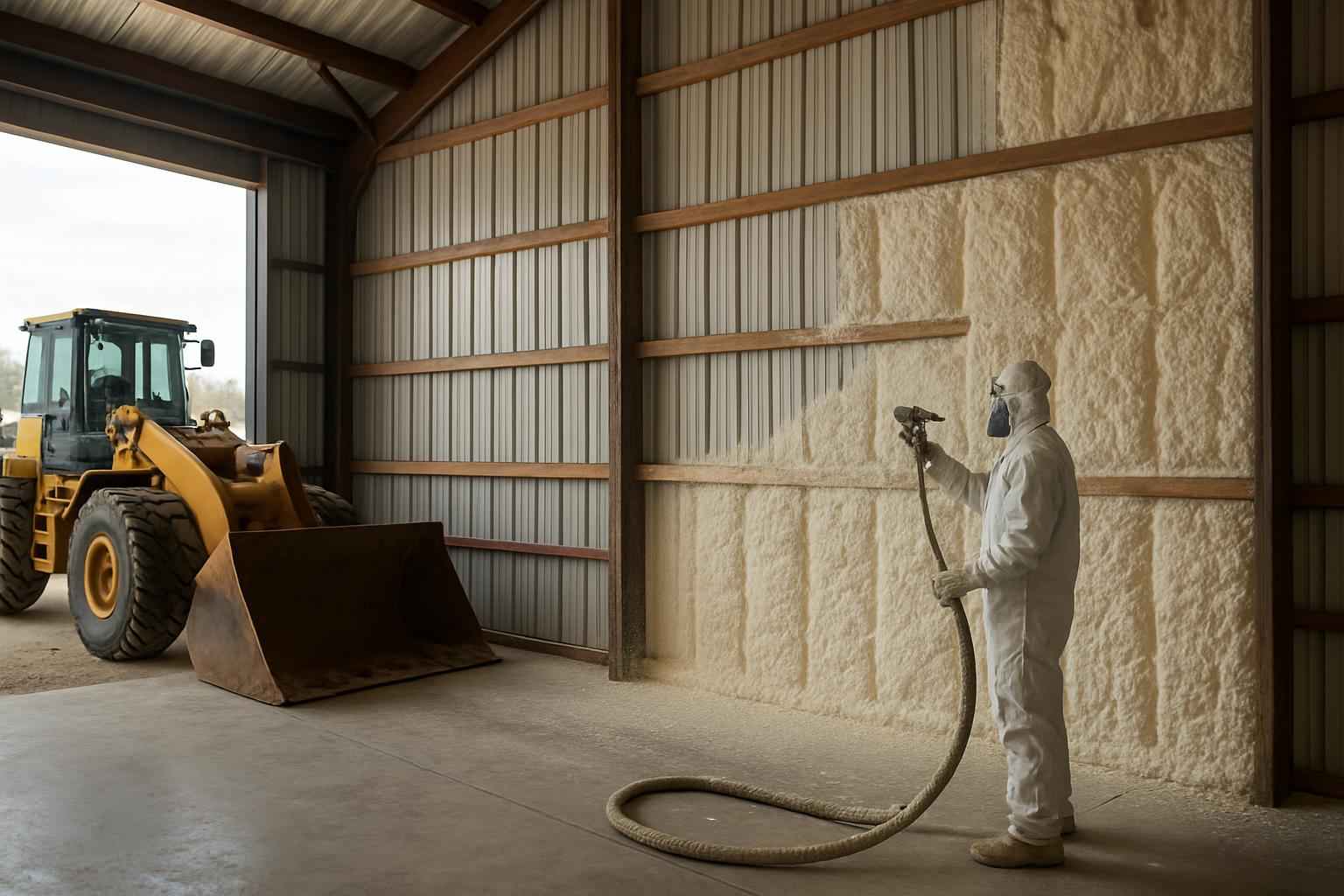 Equipment Barn Foam Installer in Granite Shoals TX
