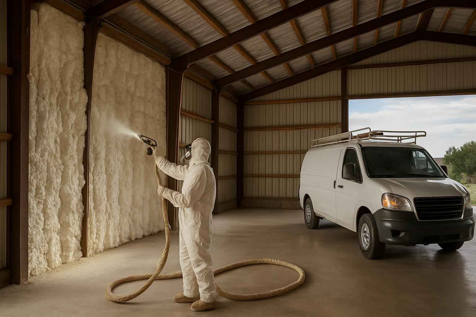 Equipment Barn Foam Installer in Horseshoe Bay TX