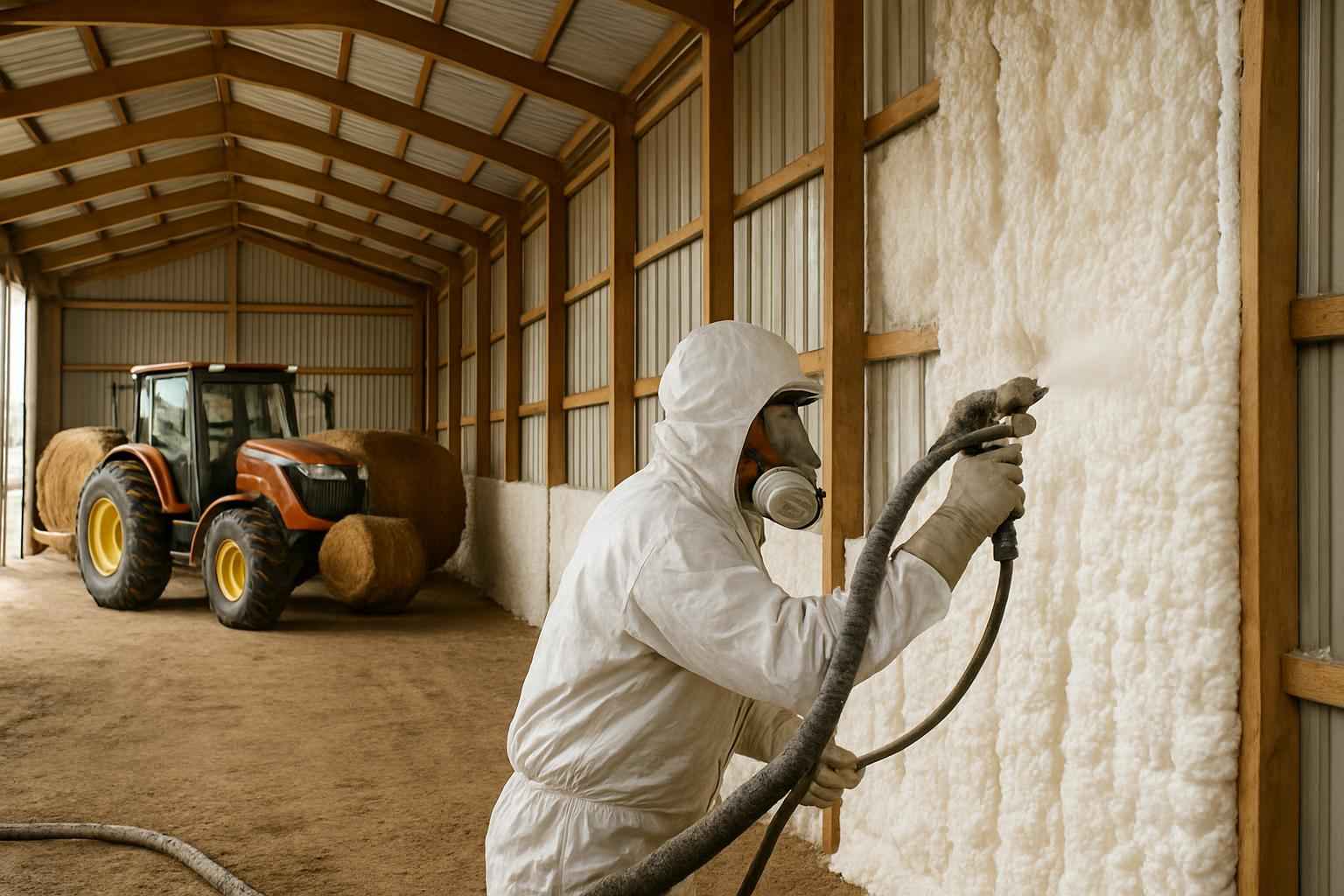 Equipment Barn Foam Installer in Hunt TX