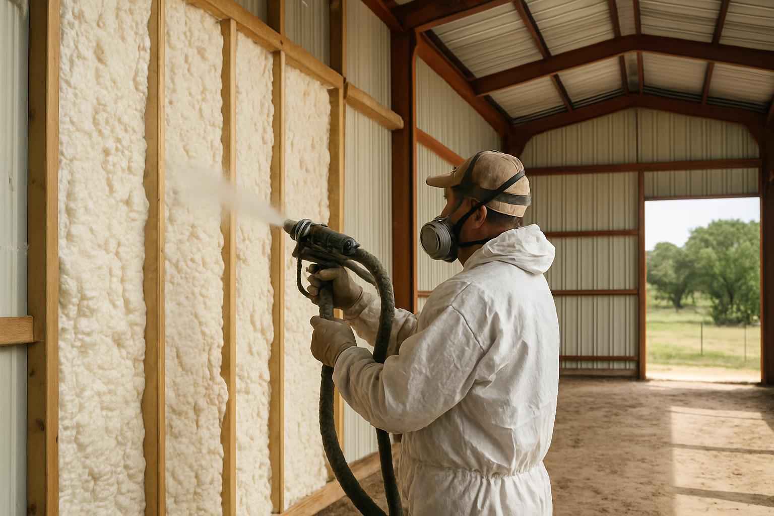 Equipment Barn Foam Installer in Kendalia TX