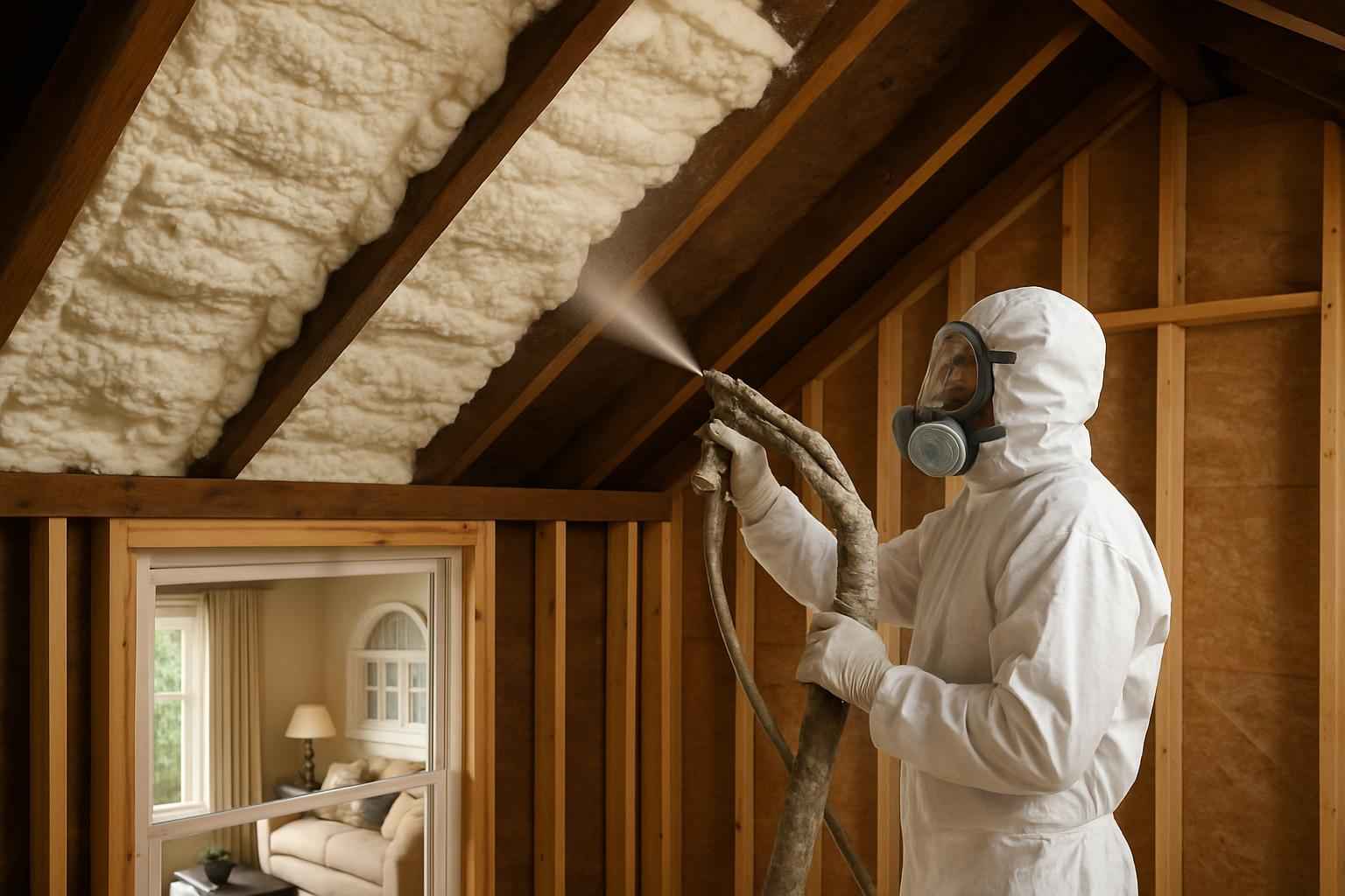 Existing Home Foam Upgrade in Cypress Mill TX