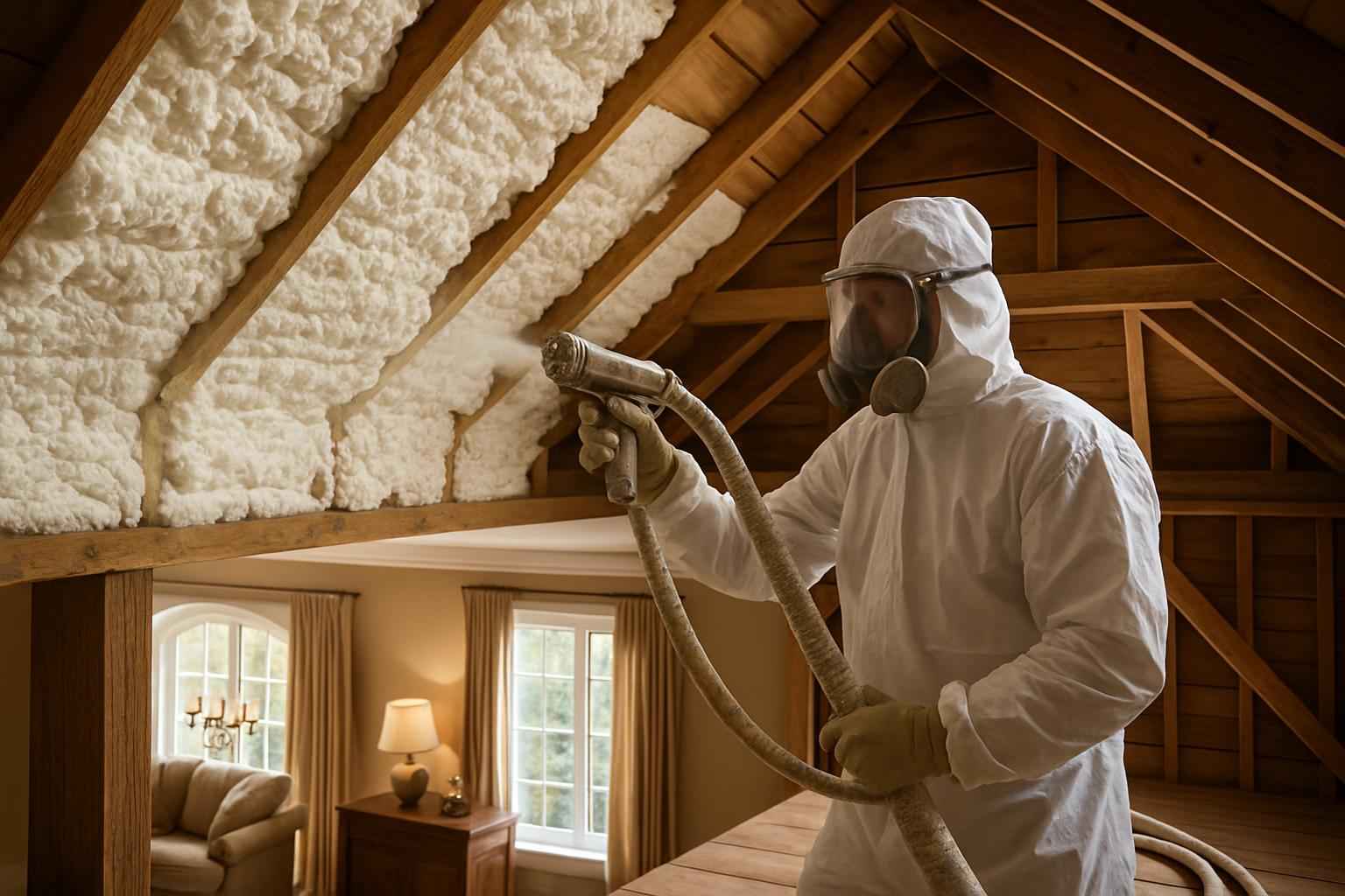 Existing Home Foam Upgrade in Llano TX