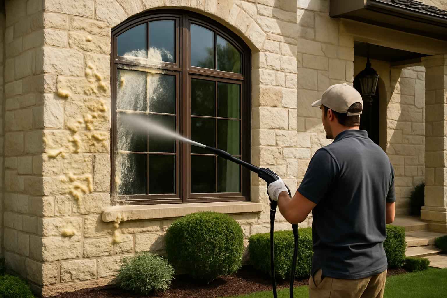 Foam Overspray Removal Service in Cypress Mill TX