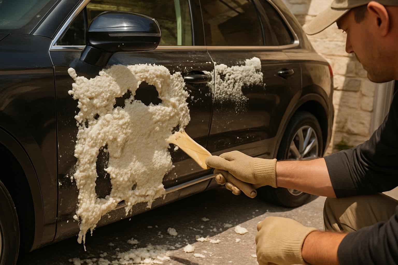 Foam Overspray Cleanup In Granite Shoals TX