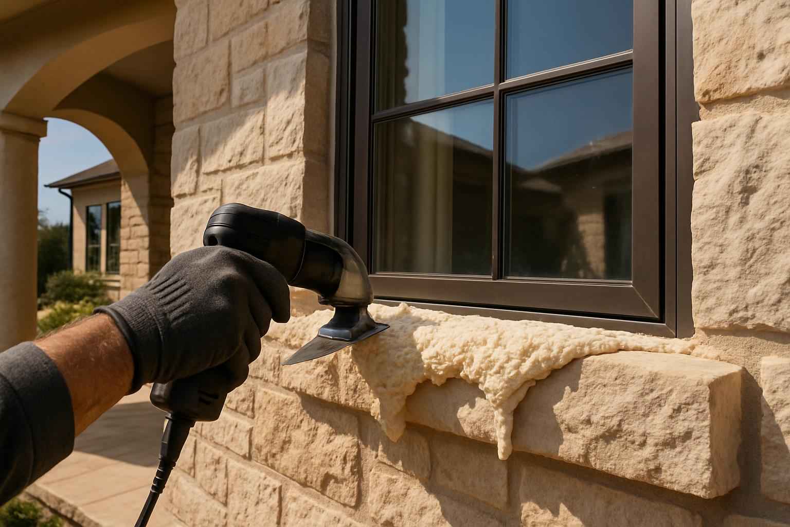 Foam Overspray Removal Service in Round Mountain TX