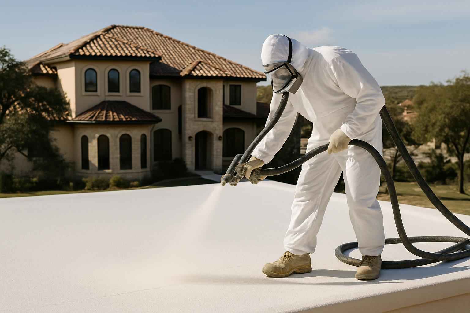 Foam Roof Installation Service in Boerne TX