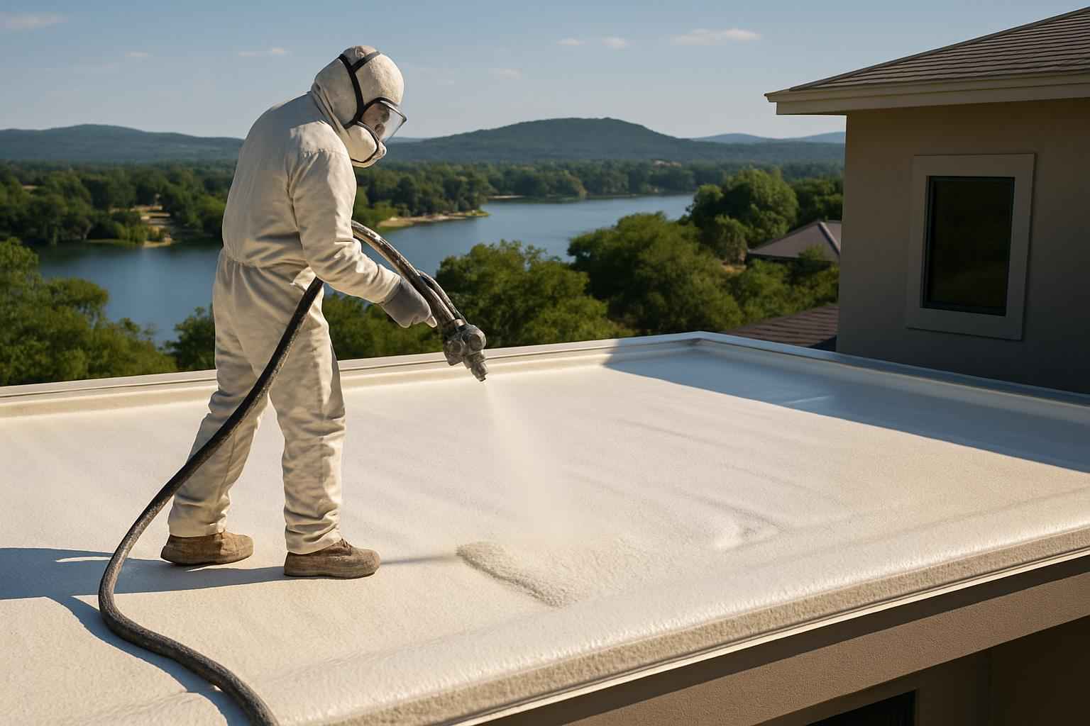 Foam Roof Installation Service in Granite Shoals TX