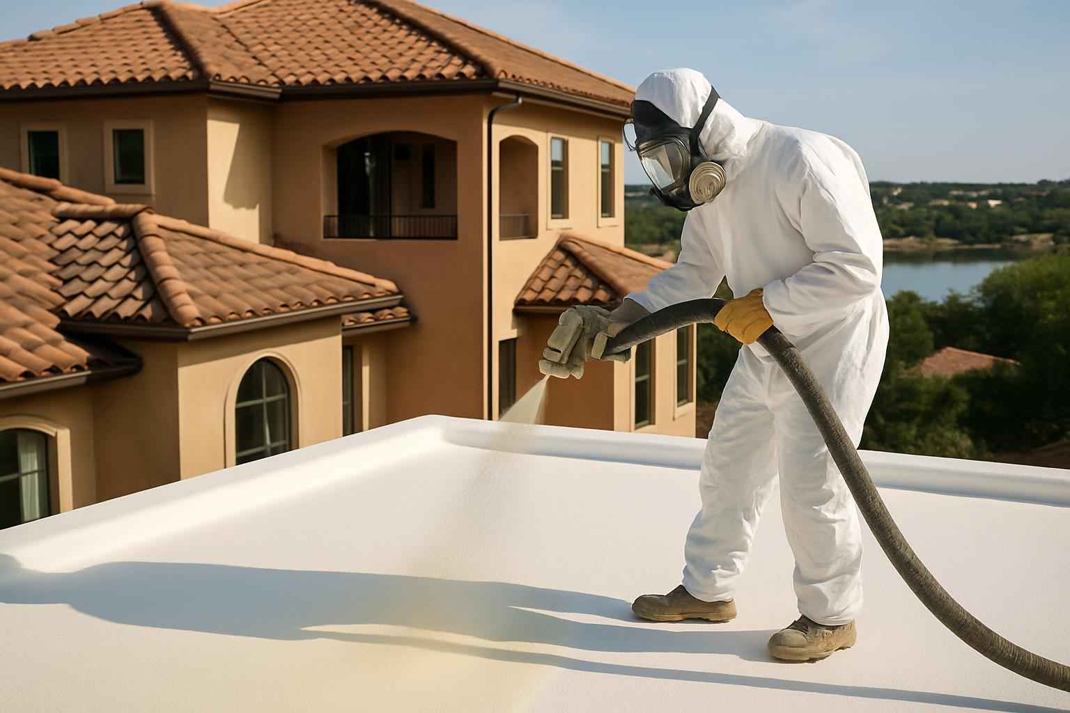 Foam Roof Installation Service in Horseshoe Bay TX