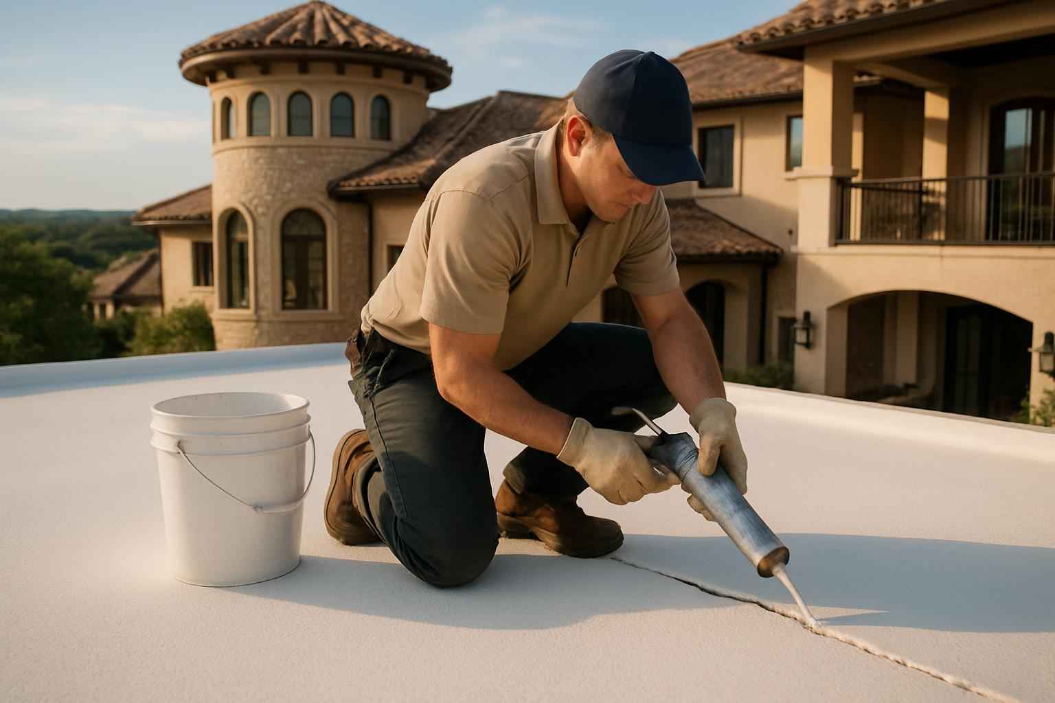 Foam Roof Leak Repair Service in Boerne TX