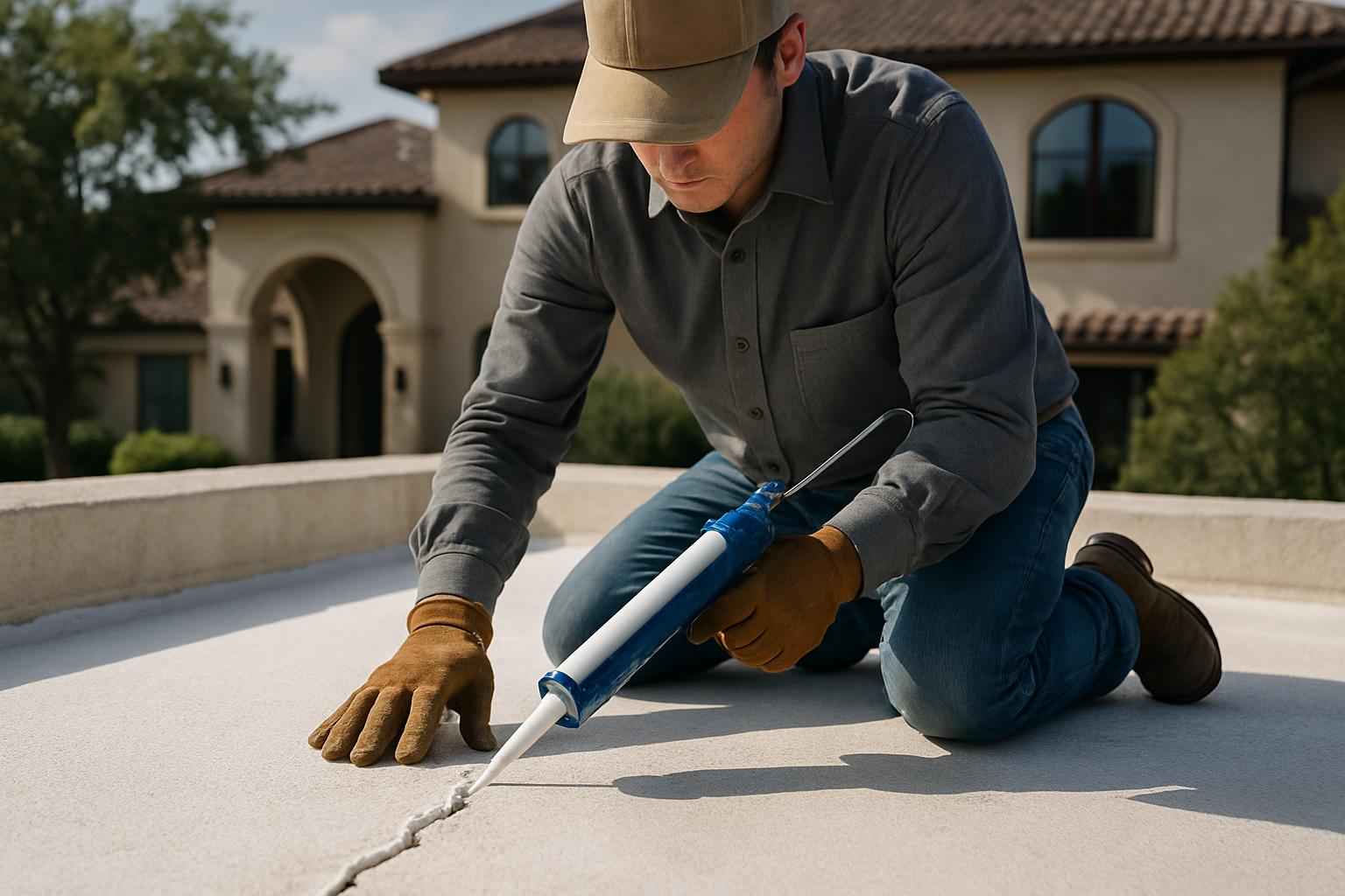 Foam Roof Leak Repair Service in Llano TX