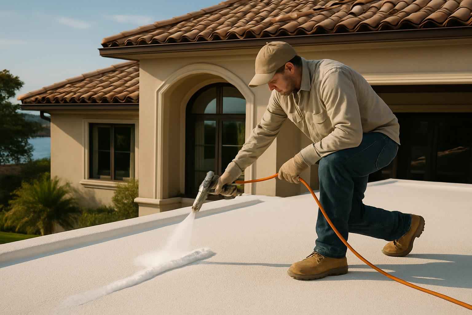 Foam Roof Leak Seal Service in Granite Shoals TX