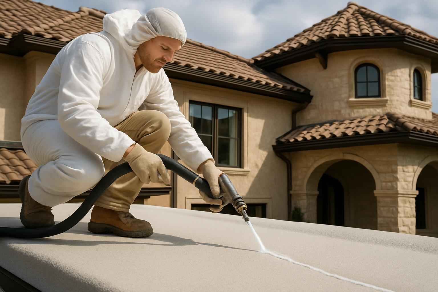 Foam Roof Leak Seal Service in Kendalia TX