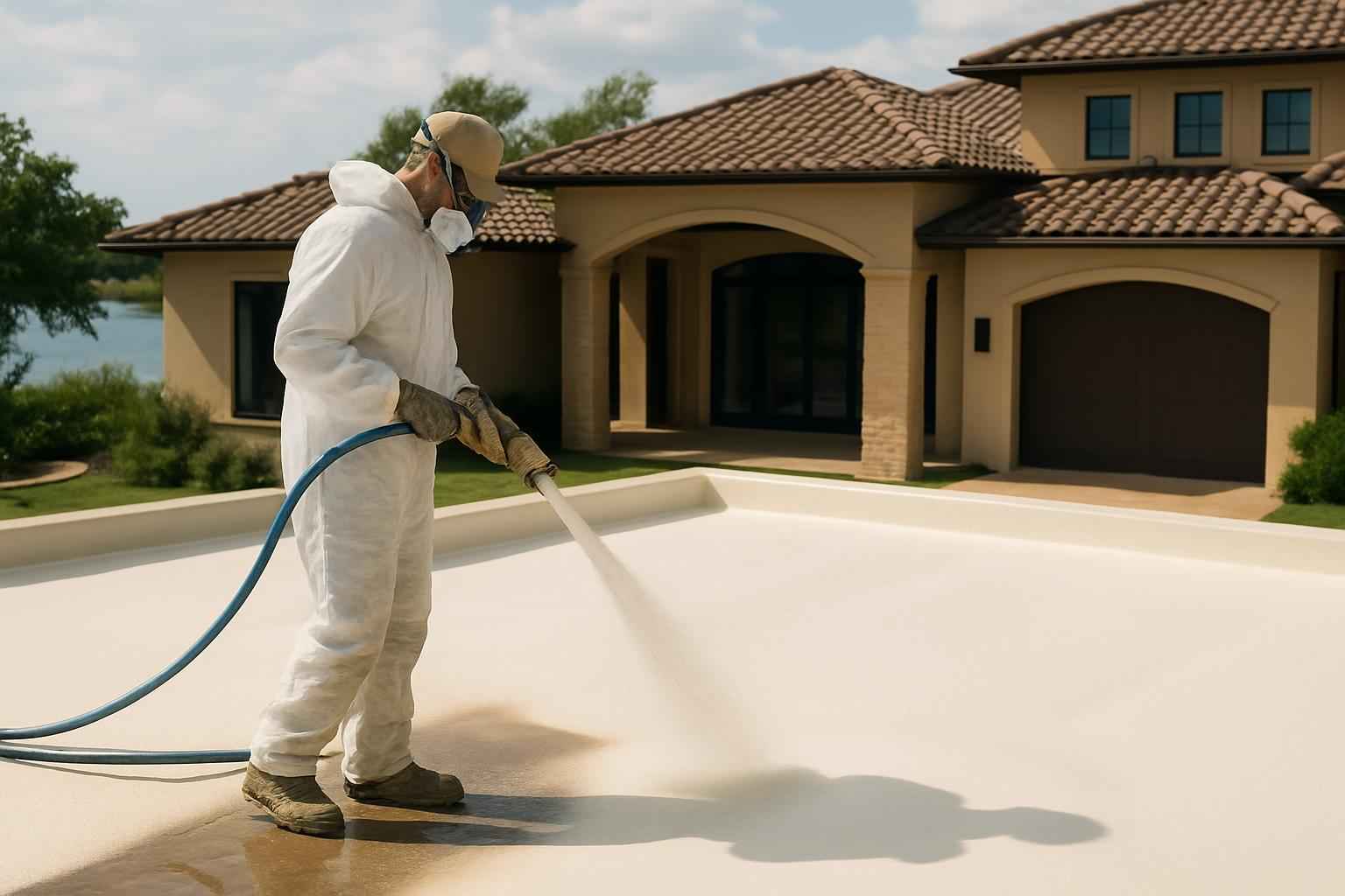Foam Roof Leak Seal Service in Kingsland TX