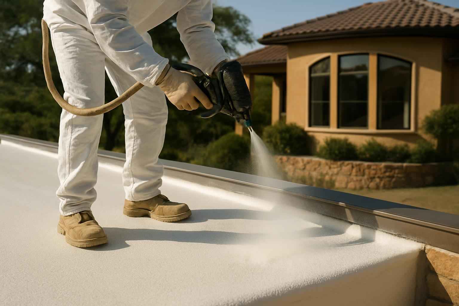 Foam Roof Leak Seal Service in Llano TX