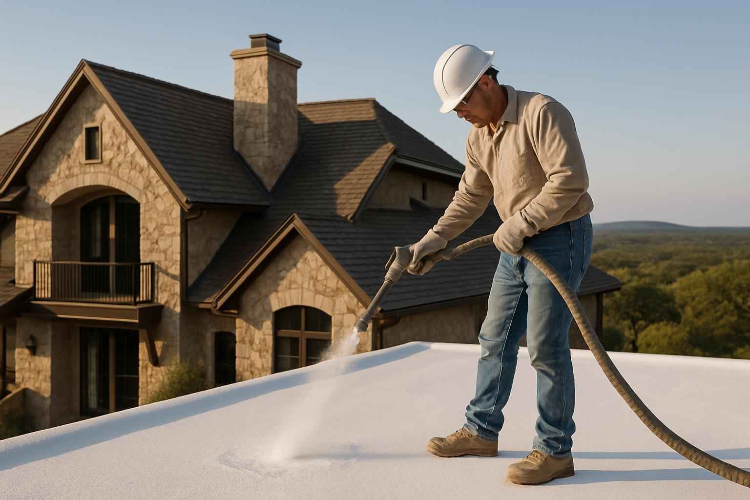 Foam Roof Leak Seal Service in Mountain Home TX