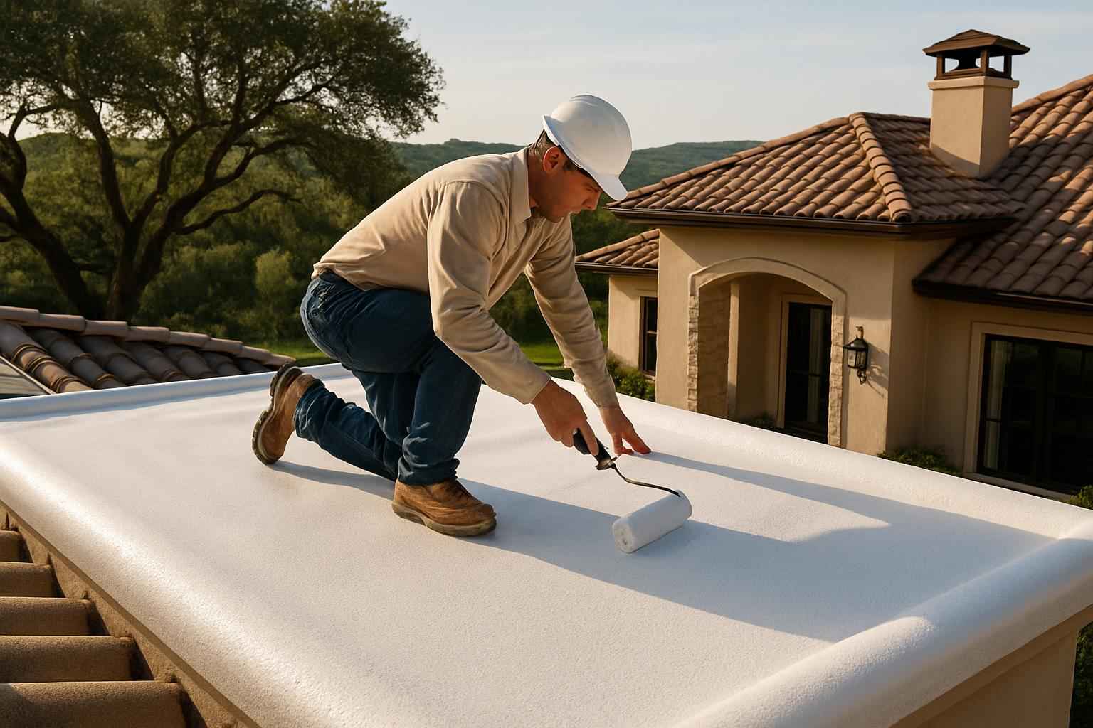 Foam Roof Maintenance Service in Boerne TX