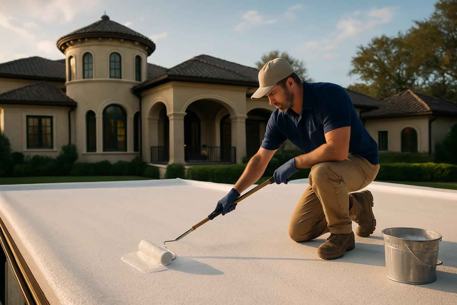 Foam Roof Maintenance Service in Cypress Mill TX