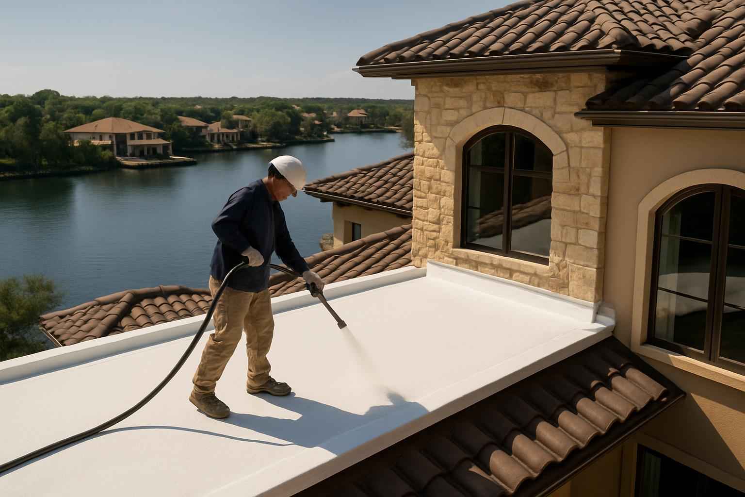 Foam Roof Maintenance Service in Horseshoe Bay TX