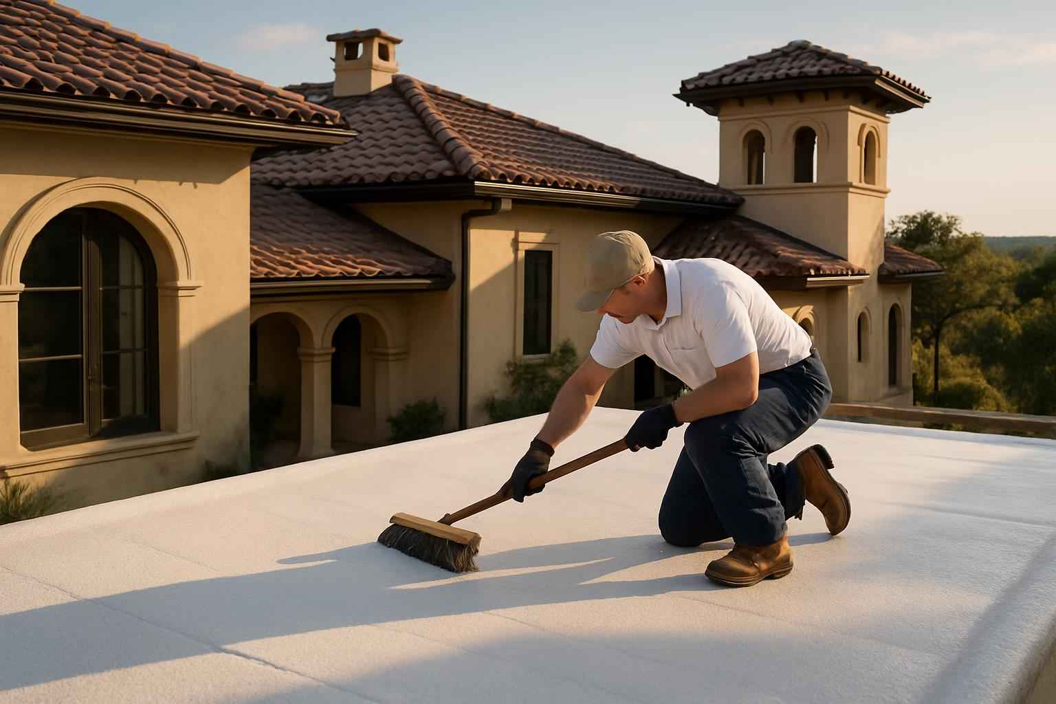 Foam Roof Maintenance Service in Llano TX