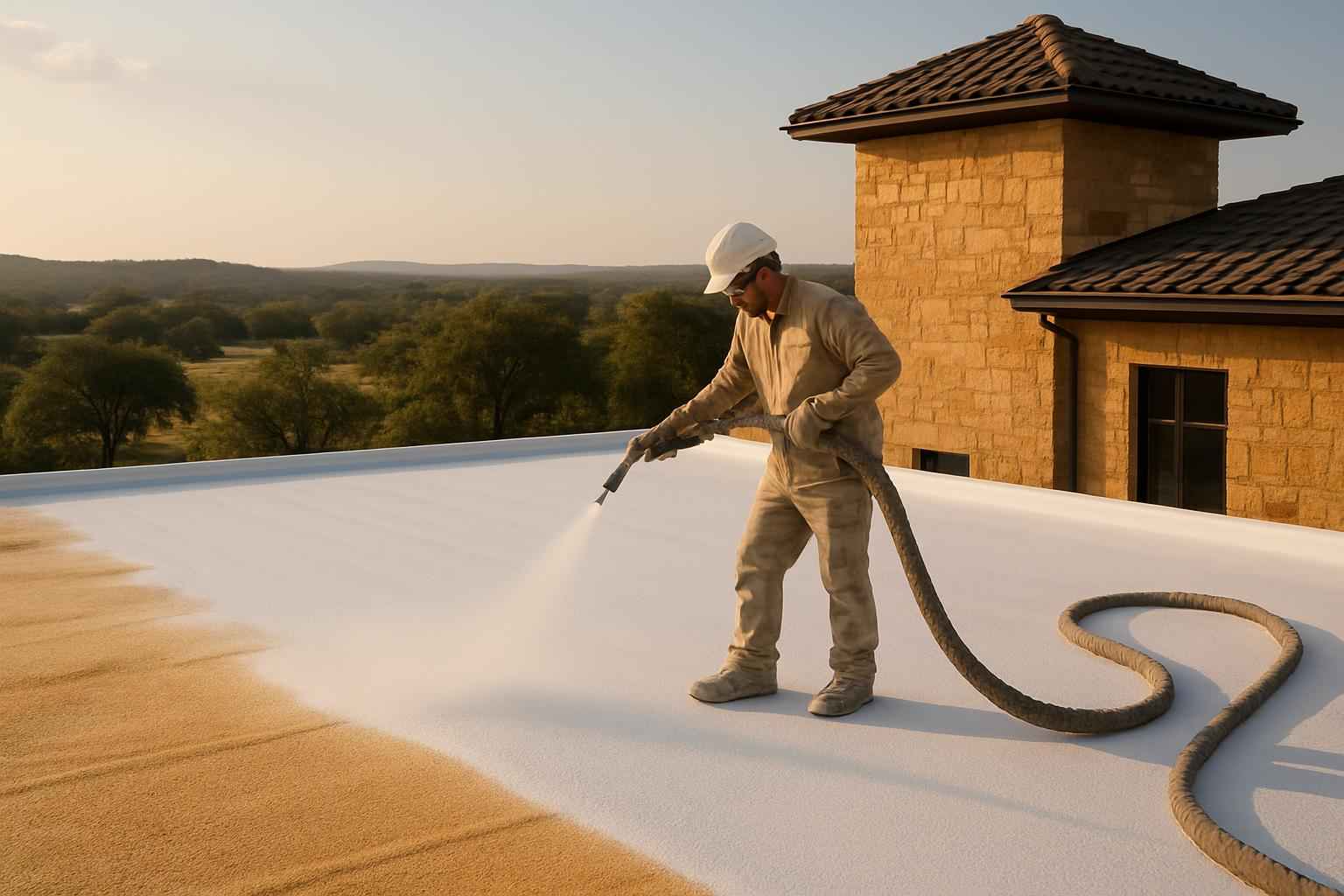 Foam Roof Recoat Company in Llano TX