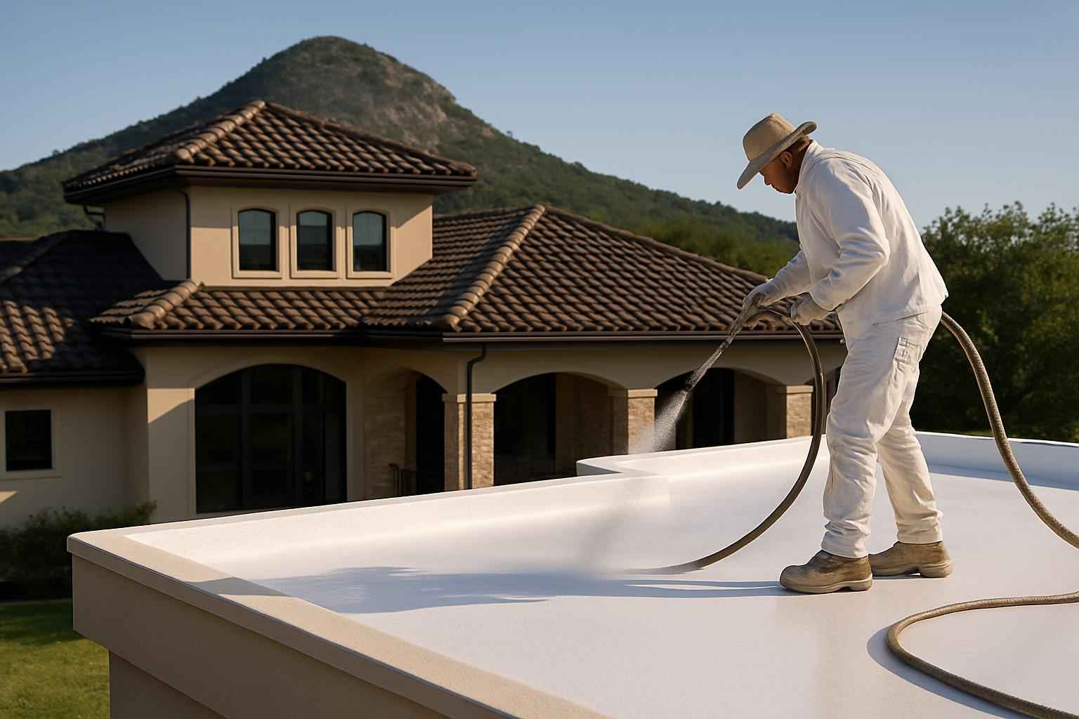 Foam Roof Recoat Company in Round Mountain TX