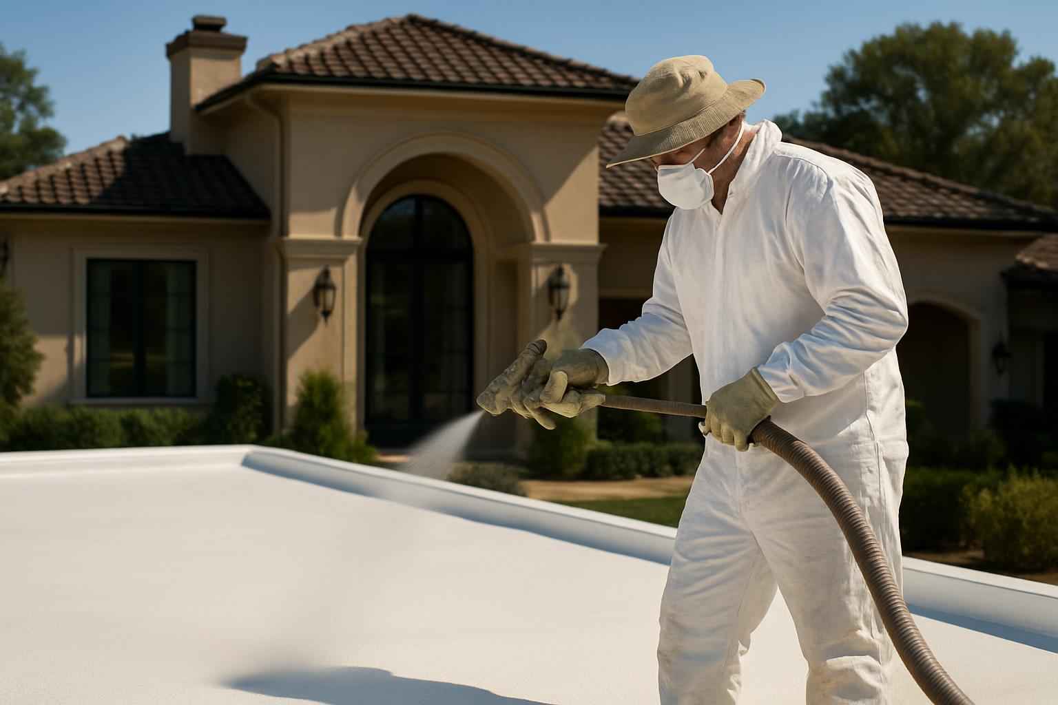 Foam Roof Recoat Company Near Me in Cypress Mill TX