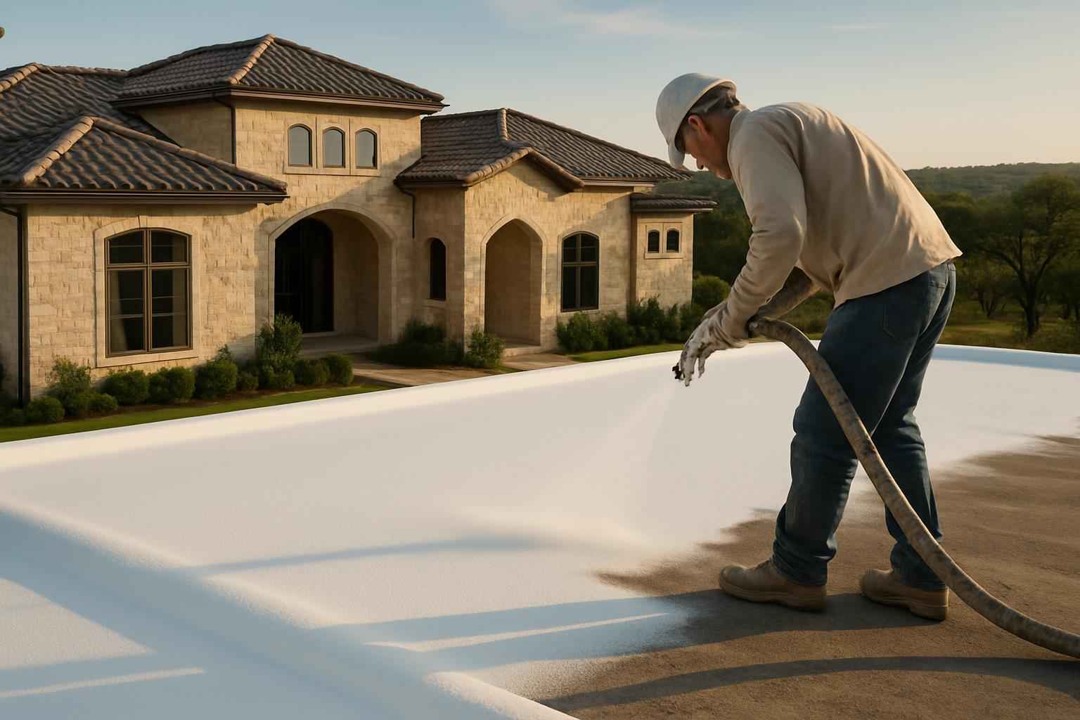 Foam Roof Replacement Options in Boerne TX