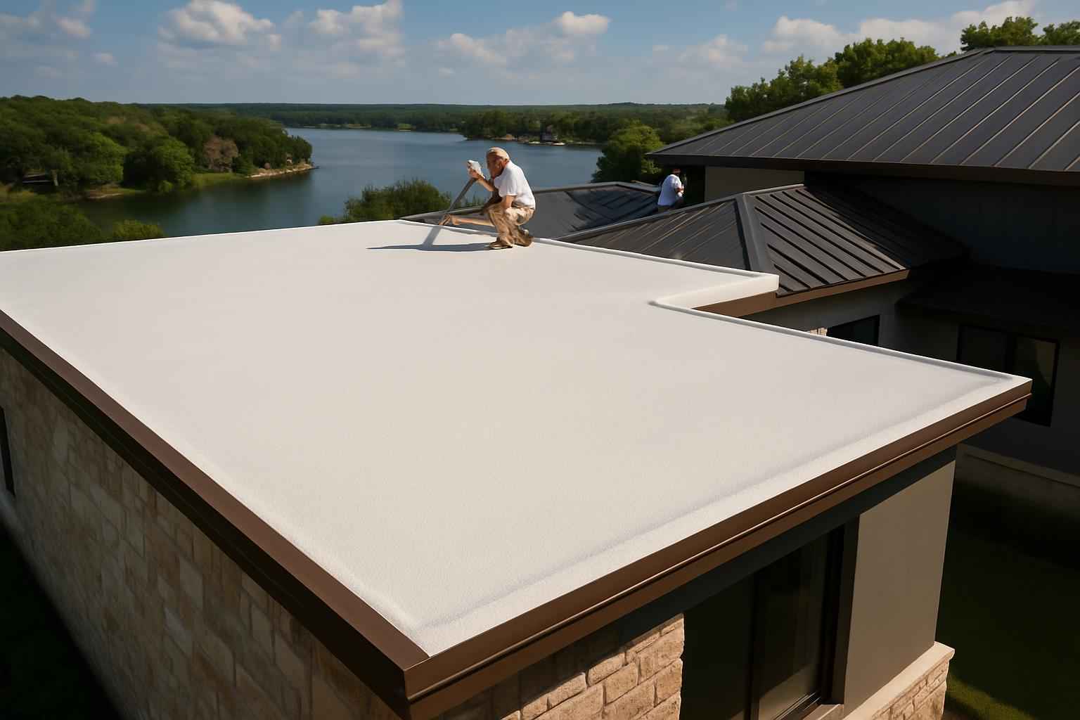 Foam Roof Replacement Options in Granite Shoals TX