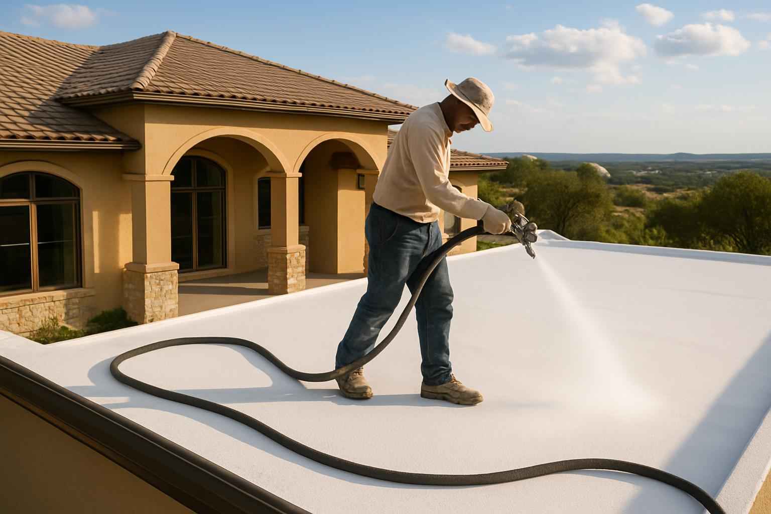 Foam Roof Replacement Options in Llano TX