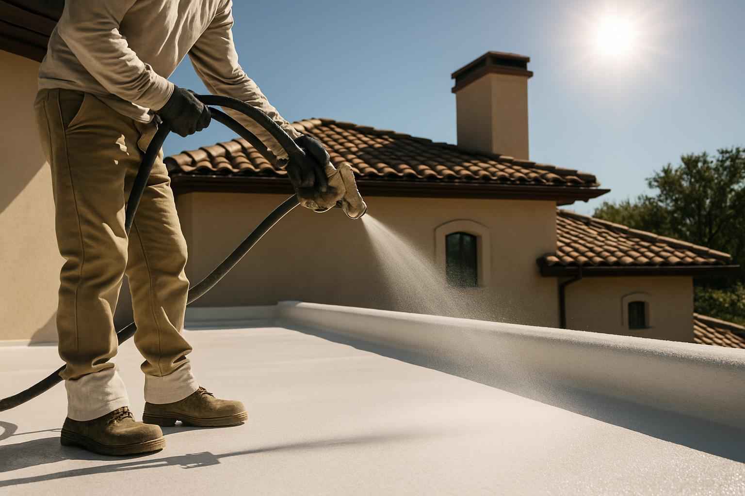 Foam Roof UV Protection Service in Boerne TX