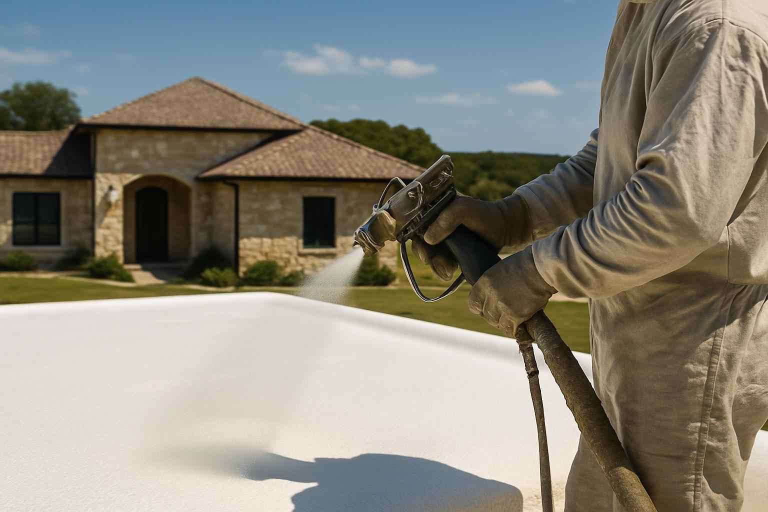 Foam Roof UV Protection Service in Kendalia TX