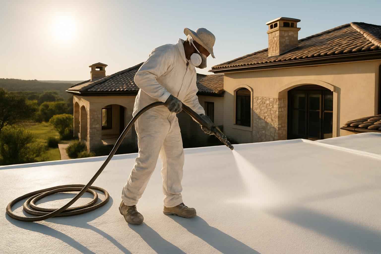 Foam Roof UV Protection Service in Mountain Home TX