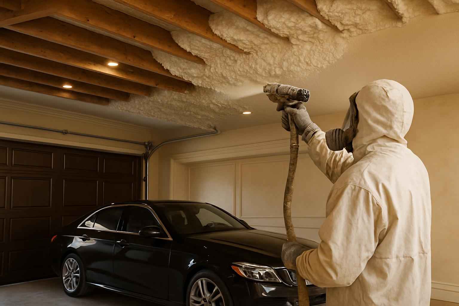 Garage Ceiling Foam Service in Boerne TX