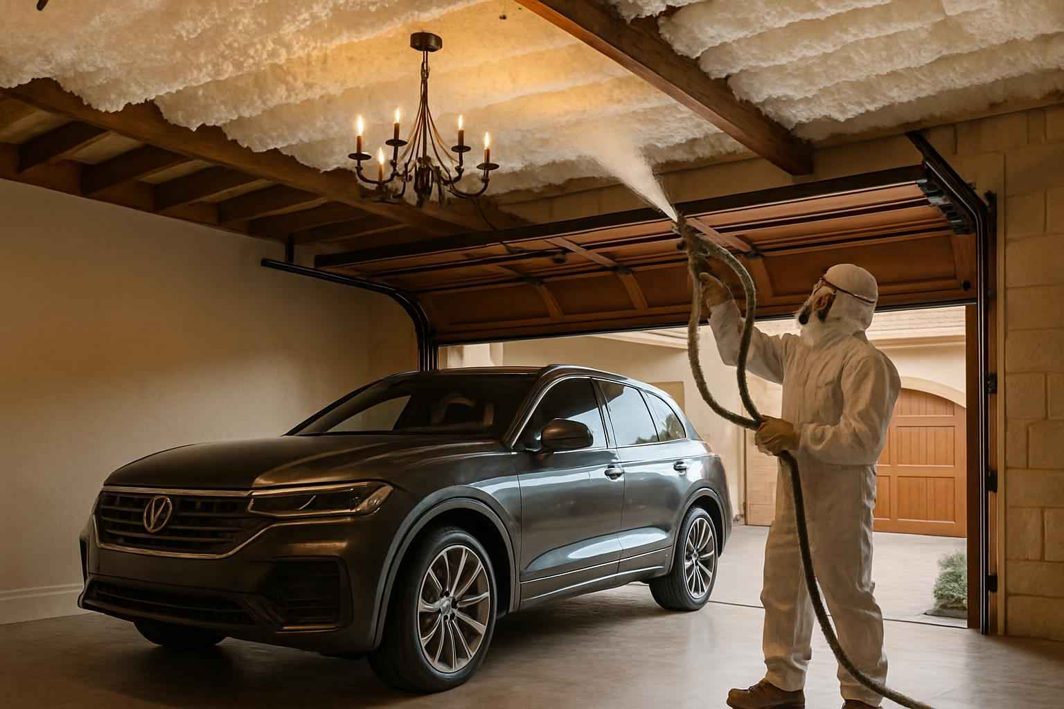 Garage Ceiling Foam Service in Cypress Mill TX