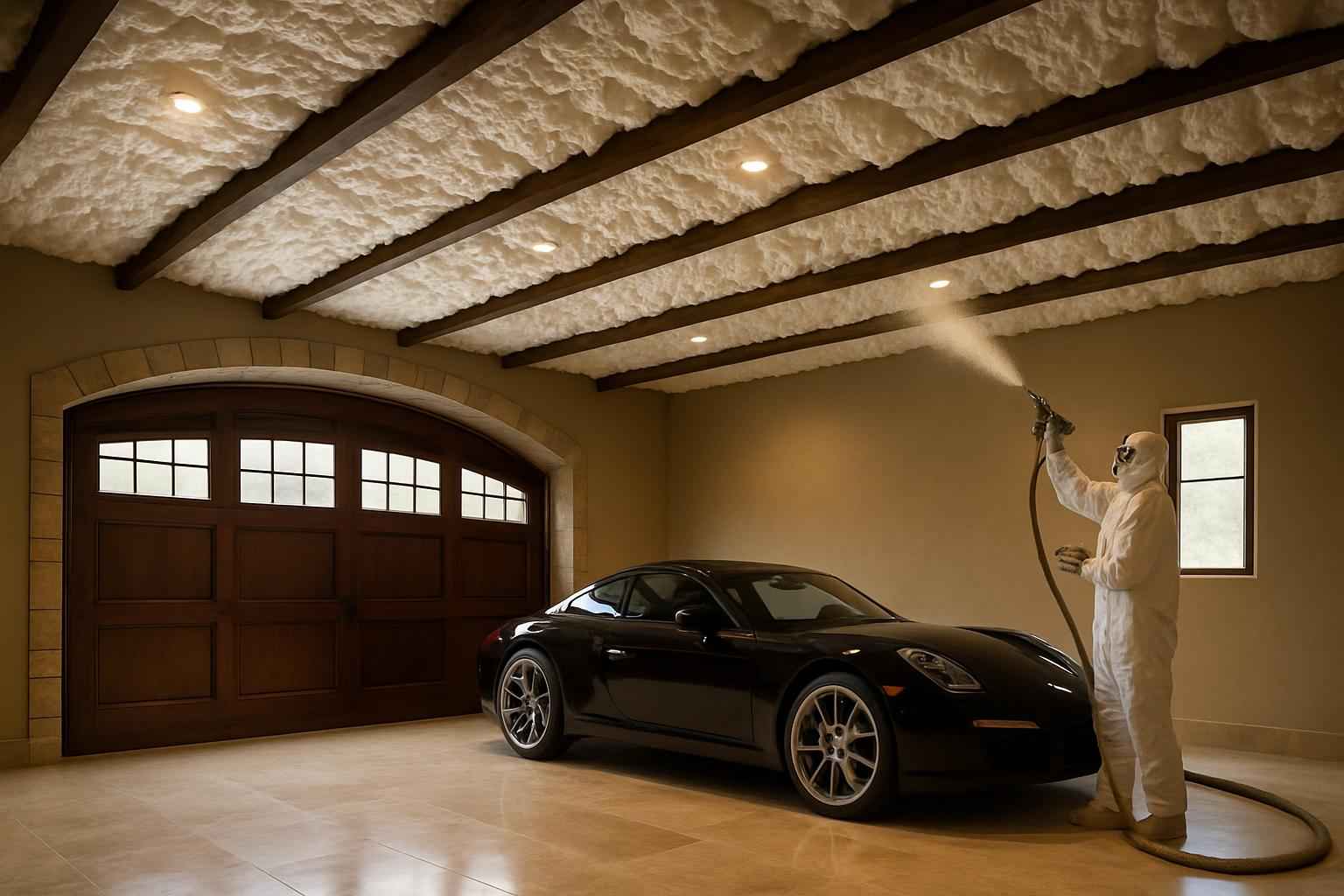 Garage Ceiling Foam Service in Granite Shoals TX