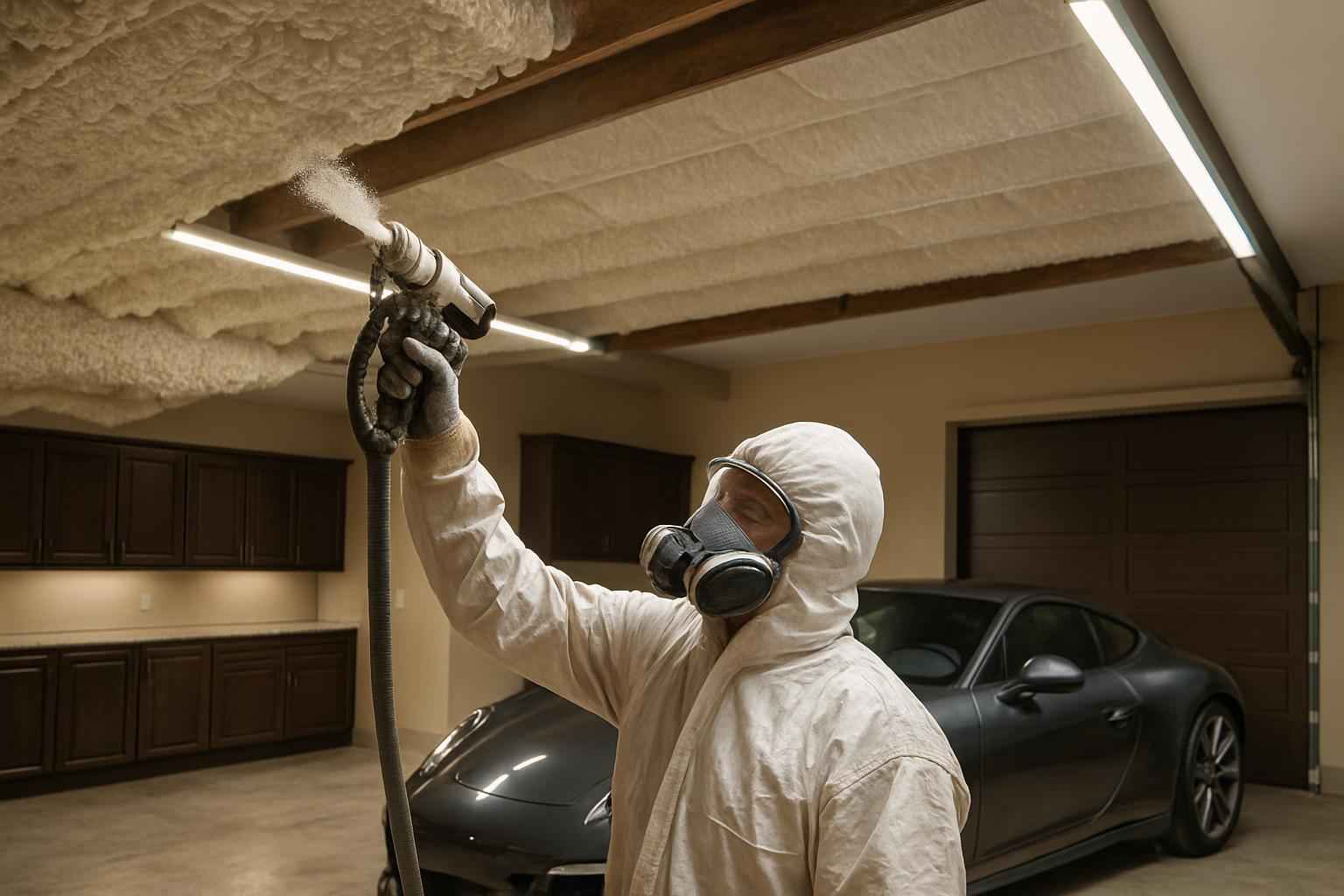 Garage Ceiling Foam Service in Horseshoe Bay TX