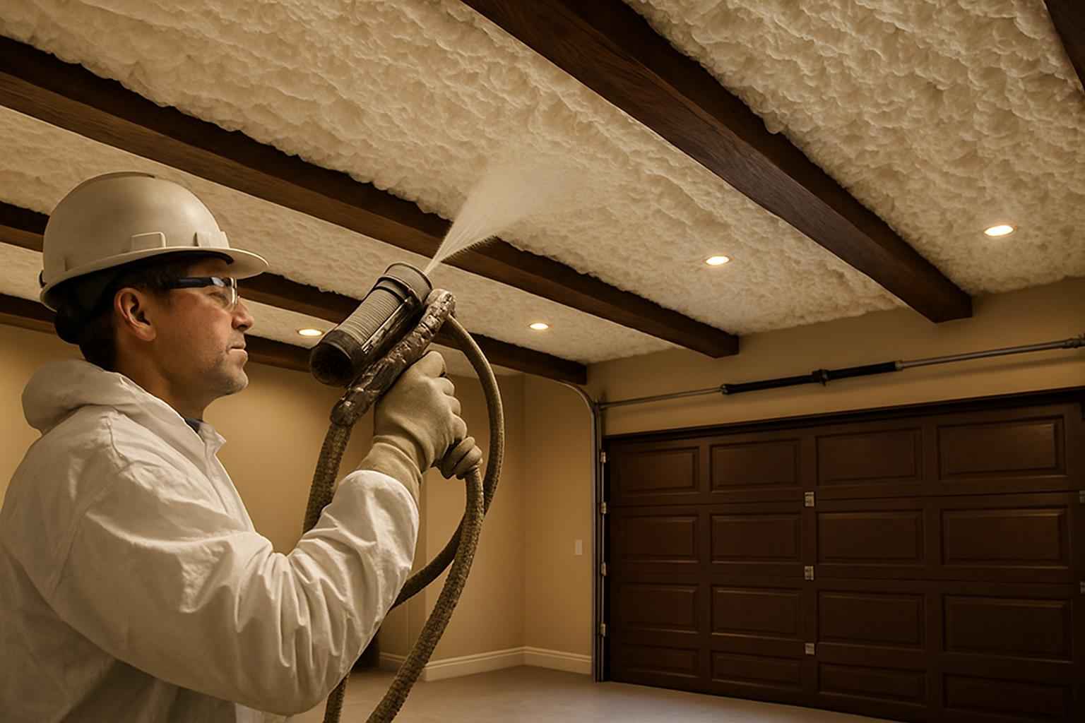 Garage Ceiling Foam Service in Kingsland TX