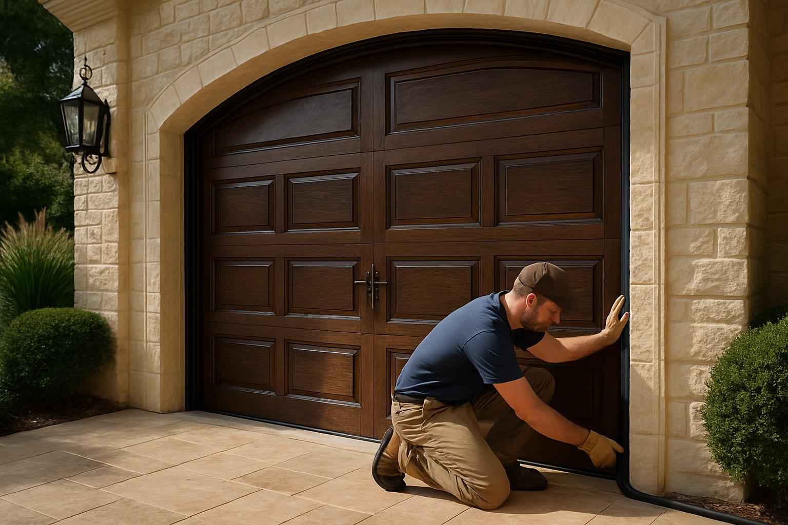 Garage Door Perimeter Seal Service in Hunt TX