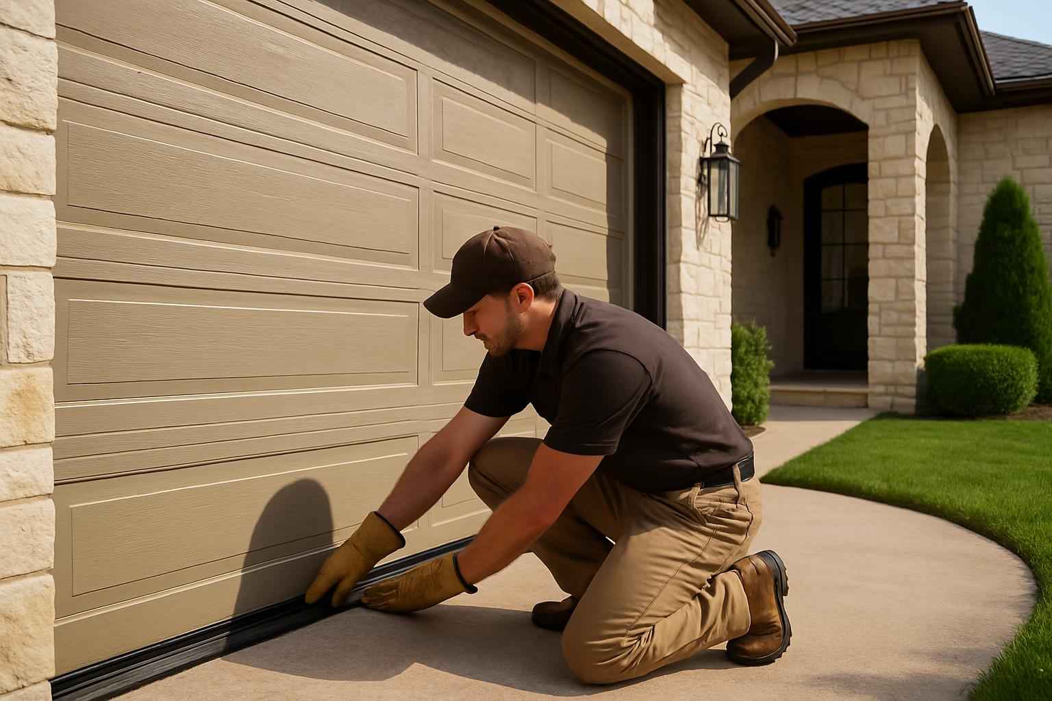 Garage Door Perimeter Seal Service in Kingsland TX