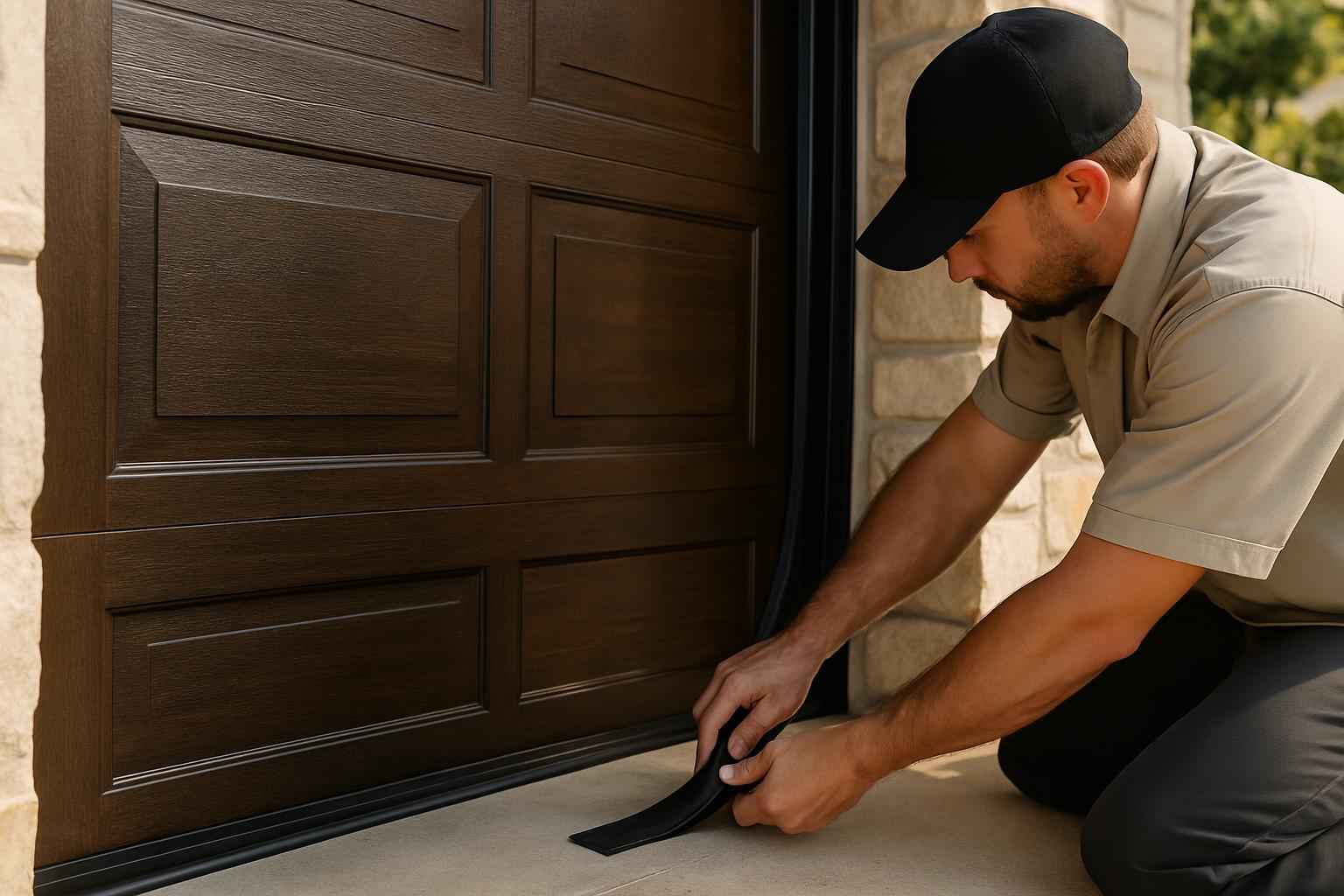 Garage Door Perimeter Seal Service in Llano TX