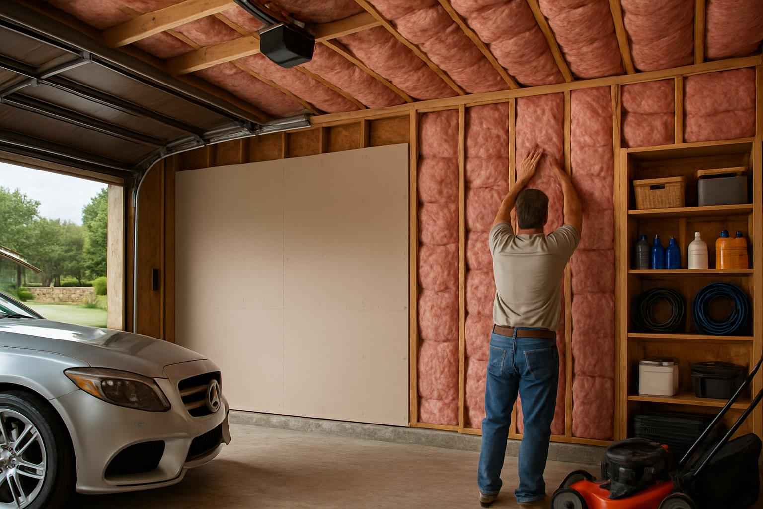 Garage Retrofit Insulation in Kingsland TX