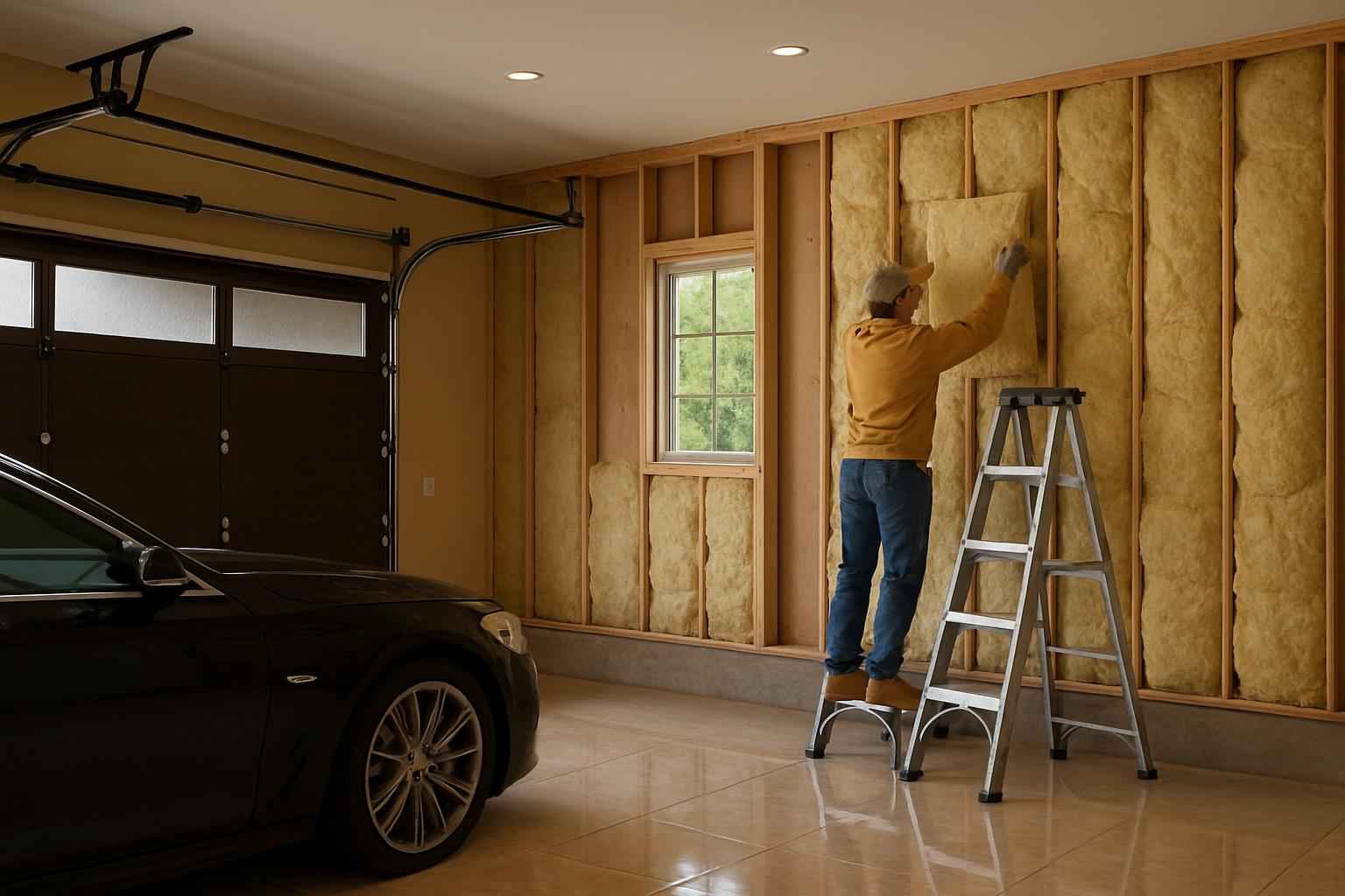 Garage Retrofit Insulation in Round Mountain TX