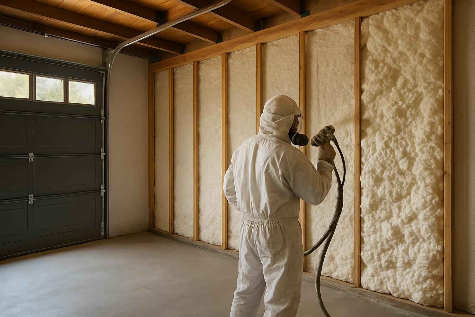 Garage Wall Foam Installer in Hunt TX