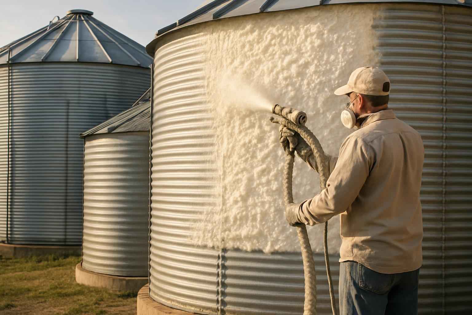 Grain Storage Insulation Service in Hunt TX