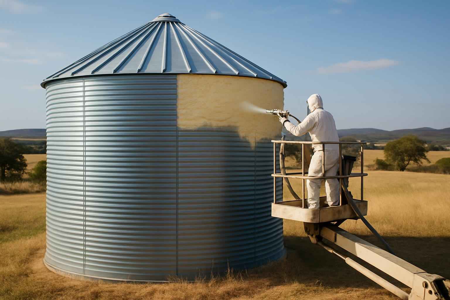 Grain Storage Insulation Service in Round Mountain TX