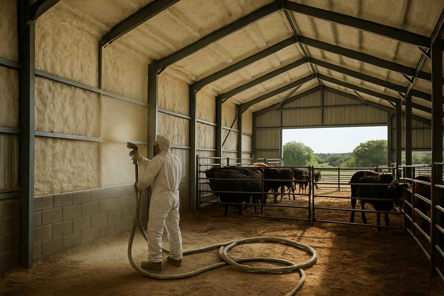 Livestock Barn Insulation Service in Hunt TX